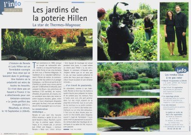 france2 au jardin de la poterie hillen