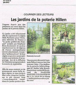 france2 au jardin de la poterie hillen