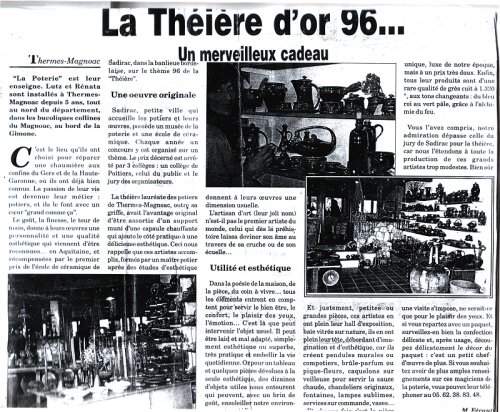 Concours des thires 1996